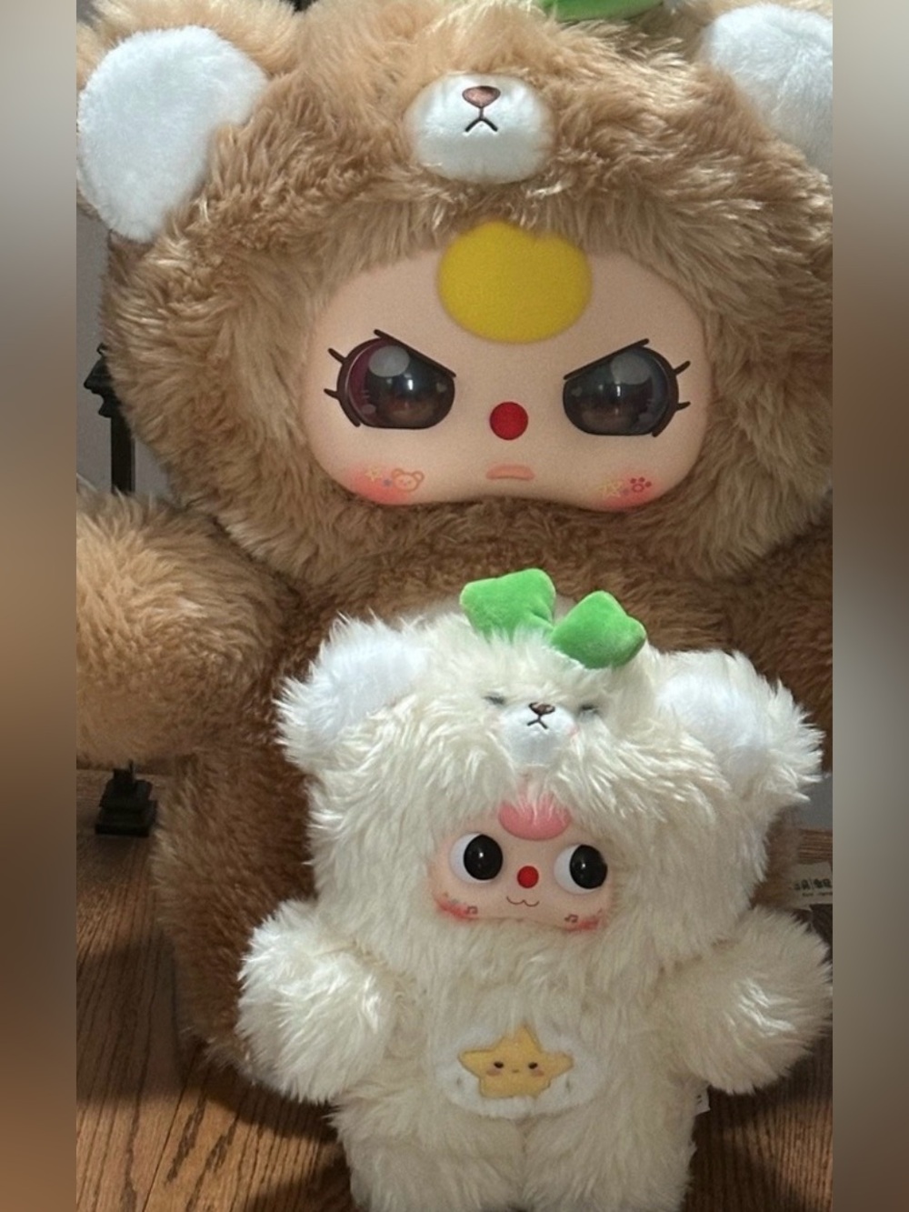 SPECIAL EYES Baby Three 1000% Bear Cub Plush SET